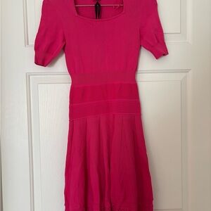 Pinko Fuchsia Midi Dress
